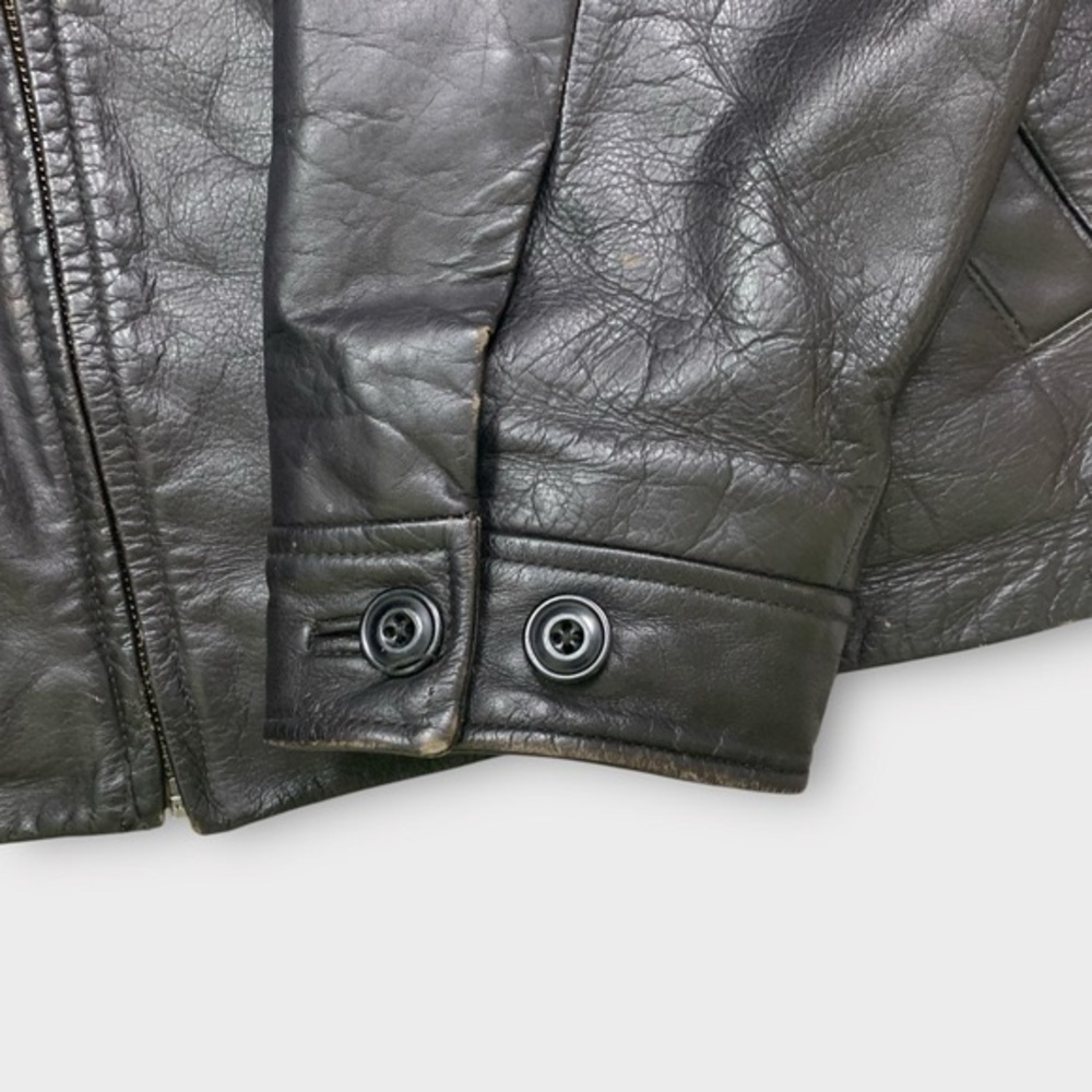 Vintage 90s GAP Downtown Leather Jacket - Picture 4 of 13
